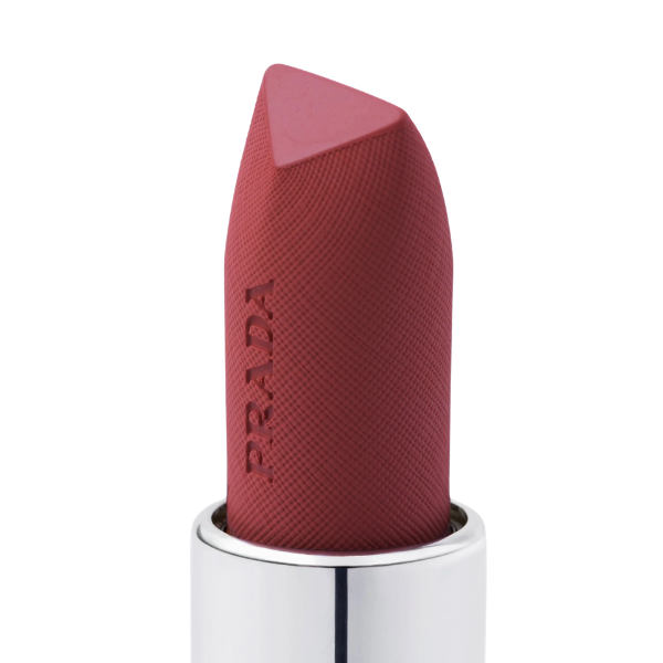 Son Prada Monochrome Hyper Matte Lipstick B15 Uniform - Màu Đỏ Mận Nâu - Image 5