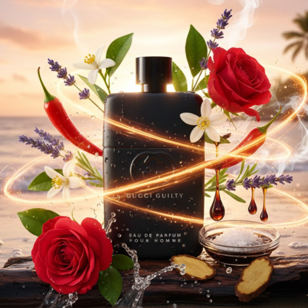 Set Nước Hoa Nam Gucci Guilty Pour Homme Eau de Parfum Spring Gift Set 3 Món Sang Trọng ( EDP 90ml + Lăn Khử Mùi 75ml + Sữa Tắm 50ml ) - Image 3