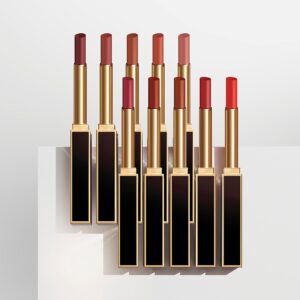 Son Tom Ford Slim Lip Color Shine 155 Atelier Red With Orange Màu Đỏ Cam - Image 3